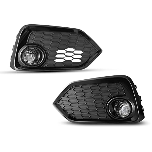 WolfX LED Fog Lights For 2017-2019 Honda Civic Hatchback Si – Kit W/ Switch & Wiring