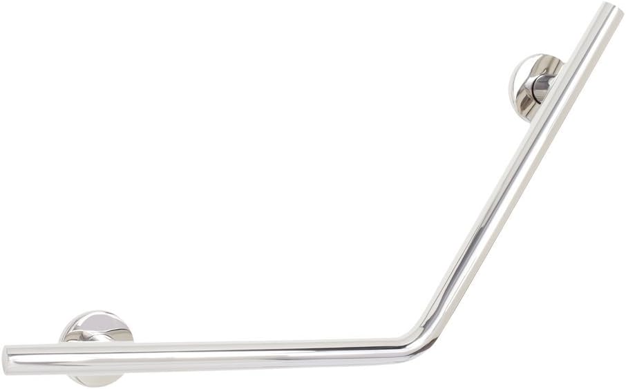 Seachrome Bathroom Grab Bar, 16 x 16 inch Angle Stainless