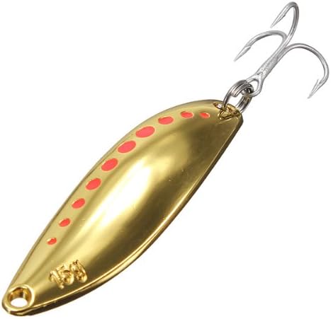 LYA011 Fishing Metal Spoon Lure Bait Spinner Spinnerbait Coarse.