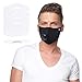Dust mask with breathing valve - face mask for dust, pollen, smoke, woodworking and more - 5 replacement filters PM 2.5