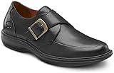 Dr. Comfort Leader Men's Therapeutic Extra Depth Dress Shoe Leather Velcro