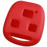 KeyGuardz Red Rubber Keyless Entry Remote Key Fob Skin Cover Protector