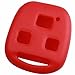 KeyGuardz Red Rubber Keyless Entry Remote Key Fob Skin Cover Protector