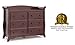 Storkcraft Avalon 6 Drawer Universal Dresser | Ideal for Nursery, Toddlers and Kids rooms | Cherry