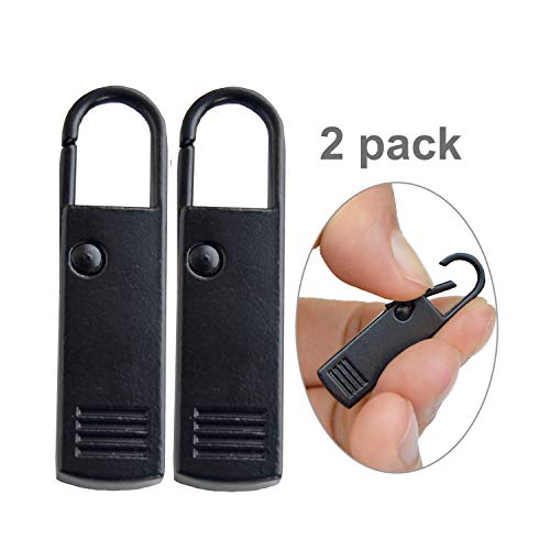 Zipper Pull Tab Replacement Luggage Zipper Pull Extension Backpack Zipper Extender Metal Zipper Tag Handle Mender Fixer Repair for Suitcase, Bag