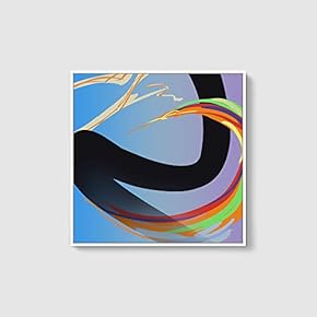 Framed Canvas Wall Art for Living Room, Bedroom Abstract Canvas Prints for Modern Home Decoration Ready to Hang - 16"x16" inches