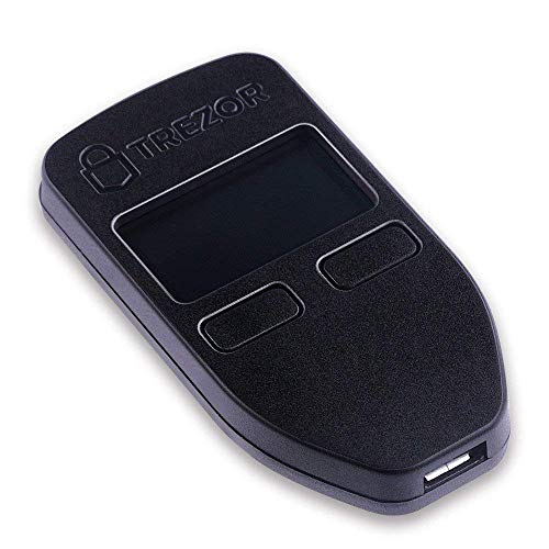 Trezor hardware wallet compatible with bitcoin, dash, zcash, ethereum, Litecoin Black