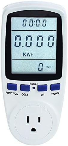 Power Meter Energy Voltage Amps Electricity Usage Monitor,Reduce Your Energy Costs with Backlight (with Backlight)
