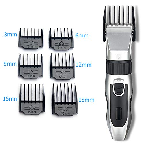 MOTOBA Professional Hair Clippers for Men, Rechargeable Hair Trimmer Cordless Barber Shavers Haircut Kit with 6 Combs