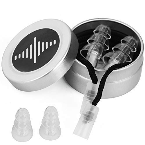 BetterSound High Fidelity Ear Plugs|Noise Cancelling Reusable Earplugs For Concerts Musicians Parties Motorcycle helmet|db Reduction Filter|Tinnitus Protection