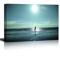 Canvas Wall Art Father's Day Theme Canvas Prints Home Artwork Decoration for Living Room Bedroom - 12x18 inches