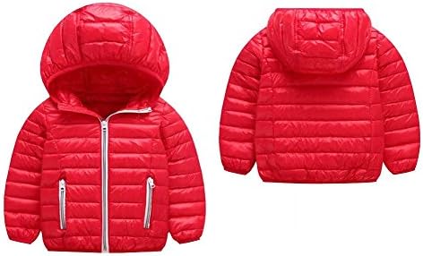 Wxian Children's Warm And Soft Lightweight Hooded Down Jacket