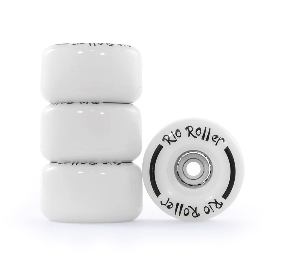 Rio Roller Light Up Wheels, Unisex Adult, White (Frost), S