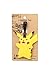 Set of 3 - Super Cute Kawaii Cartoon Silicone Travel Luggage ID Tag for Bags (Pikachu)