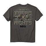 Buckwear NRA Don't Tread On Me Snake SS T-shirt - Charcoal