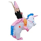 Kooy Inflatable Dinosaur Fancy Dress Halloween Blow up Costume for Adults (Unicorn)
