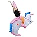 KOOY Inflatable Unicorn Adult Halloween Costume Party Funny Cosplay