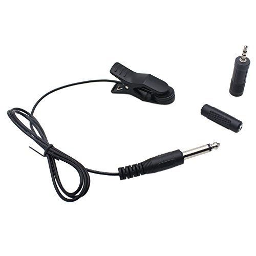 XuBa Clip on Sound Pickup Microphone Acoustic Electric Guitar Pickup Transducer Amplifier for Musical Instruments - Thumbnail 3