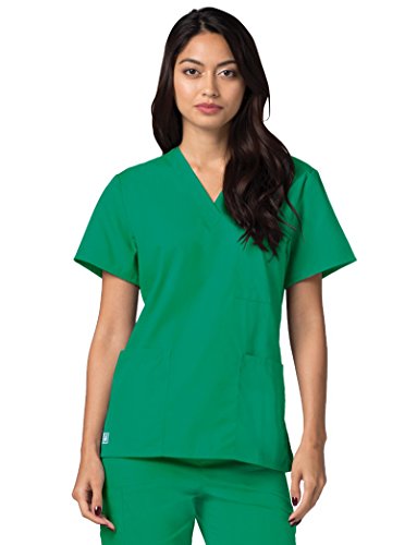 Medical Uniforms Unisex V-Neck Tunic 3 Pocket Hospital Nurse Scrub Top