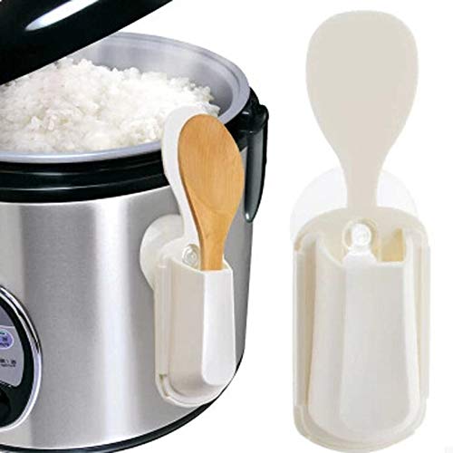 JISETY Portable Rice Cooker Spoon Holder Kitchen Organizer Tools Stand