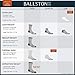 Ballston Medium Weight 86% Merino Wool Socks for Winter & Outdoor Hiking and Trekking - 4 Pairs for Men and Women(Lunar Gray, M (Fits Men's Shoe 5-9, Women's 6-10))