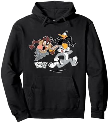 Amazon.com: Looney Tunes Bugs & Taz Skateboard Pullover Hoodie