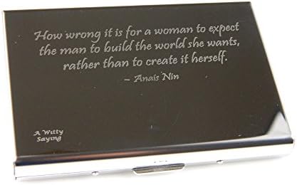 Enraved Stainless RFID-Blocking Card Holder