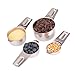 SilverOnyx Measuring Cups Stainless Steel - Premium Heavy Duty - Stackable, 4 Piece Measuring Spoons, Perfect for Cooking, in 1, 1/2, 1/4, 1/8 cup to ml - Set of 4