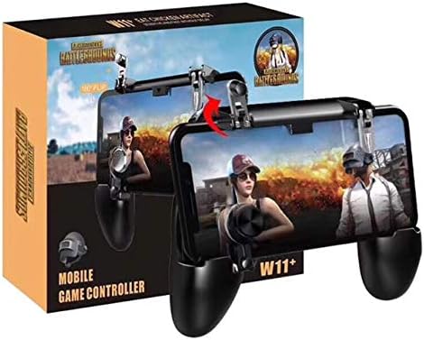 Myfizi All in One Mobile Gaming Game Pad Free Fire PUBG Mobile Game Controller PUBG Gamepad Joystick Metal L1 R1 Trigger for Game