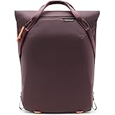 Peak Design Everyday Totepack 20L, Eclipse, Weatherproof Shell, Top and Side Access, FlexFold Dividers, Laptop Sleeve, Internal Pockets, Backpack or Hand Carry, Versatile Tote Bag for Women and Men