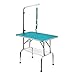 Free Paws Heavy Duty Stainless Steel Pet Rubber Surface Grooming Table with Arm and Noose