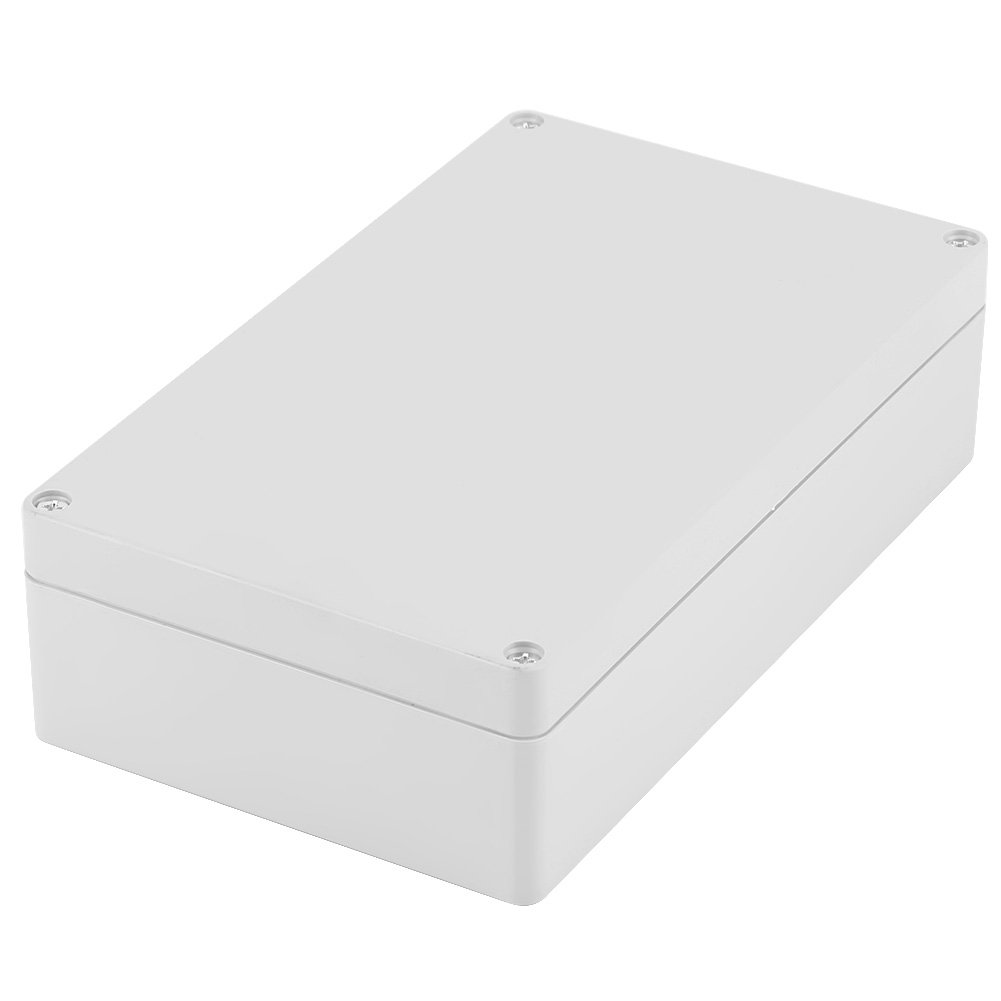 Junction Box, IP65 ABS Plastic Dustproof Waterproof Project Enclosure DIY Case Wiring Junction Box (200 * 120 * 56mm)