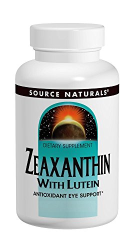 Source Naturals Zeaxanthin With Lutein 10 mg Powerful Antioxidants - 120 Capsules