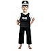Fedio Kid’s Police Officer Costume 9 Pieces Policeman Role Play Dress up Set for Childrens(Ages 3-5)