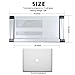 Adjustable Laptop Stand, (2019 Ultra-Large, Upgraded Sturdier) Foldable Aluminum Laptop Desk/Table, Portable Laptop Stand for Bed/Sofa with Large Cooling Fan & Mouse Pad Side as Gift, Silverthumb 1