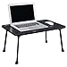 Large Bed Tray NNEWVANTE Multifunction Laptop Desk Lap Desk Foldable Portable Standing Breakfast Reading Tray Holder for Couch Floor for Adults/Students/Kids (Gentleman Black)thumb 1
