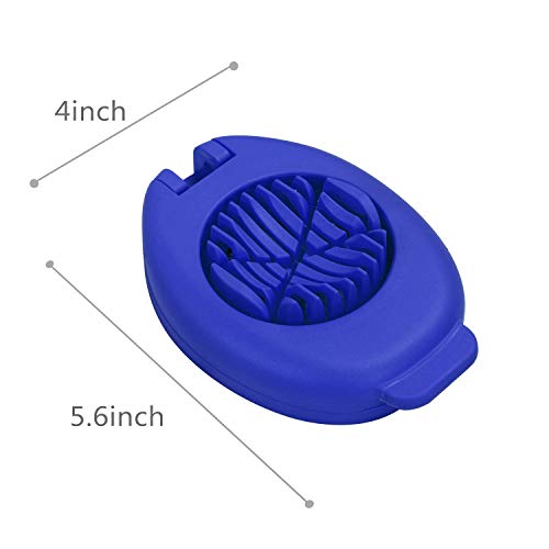Egg Slicer with Stainless Steel Wire Blue