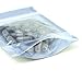 AwePackage Clear White Resealable Smell Proof Foil Pouch Bag - Airtight Zipper (100, 3-5/8 x 5-5/16 (Eighth))