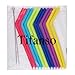 tifanso Reusable Silicone Drinking Straws - 14 Pieces Big Size Flexible Straws Including Cleaning Brushes Compatible for 20 and 30 oz Tumblers RTIC/Yeti, Extra Long Bendy Straw, No Rubber Taste