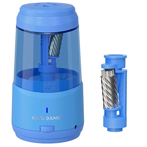 Electric Pencil Sharpener, Heavyduty Helical Blade to Fast Sharpen