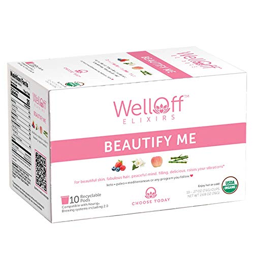 WellOff Elixirs, Beautify Me Antiinflammatory Organic White Tea Pods