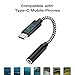 VIMVIP USB C to 3.5mm Adapter, Aux Audio Type C to 3.5mm Headphone Extension Braid Cable with Hi-Fi/DAC Chip [Calling & Volume Control]