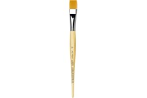DA VINCI BRUSHES da Vinci Student Series 304 Junior Paint Brush, Flat Elastic Synthetic with Lacquered Non-Roll Handle, Size 20 (304-20)