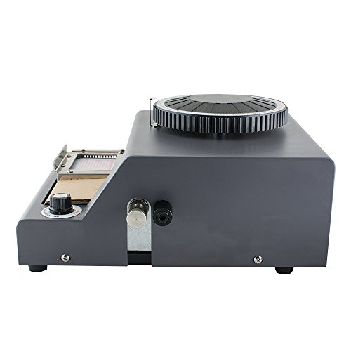Enshey 72-Character Embossing Machine Card Embosser Printer PVC Credit Card/Gift Card Embosser Stamping Machine Credit ID VIP Magnetic Manual Embossing Machine - Thumbnail 6