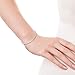 AeraVida Simple Round Beads Sterling Silver Unisex Bracelet 6.25 inches