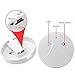 Indoor Hidden Camera Smoke Detector Full HD 1080P Motion Detection Activated Spy Mini Video Recorder Nanny Cameras and Hidden Cameras,White