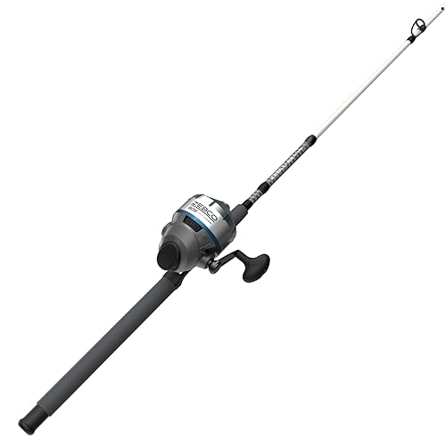 Zebco 808 Saltwater Spincast Reel and Fishing Rod Combo, 7-Foot 2-Piece  Fishing Pole, Size 80 Reel, Changeable Right- or Left-Hand Retrieve, ...