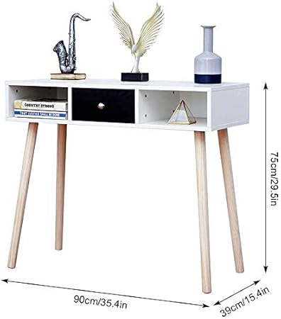 Cajón de la cómoda moderna Tocador con combo de maquillaje tocador,1