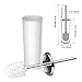 Homemaxs Toilet Brush and Holder Upgraded Modern Design Durable Shed-Free Bristles and Long Heavy Duty Handle Toilet Bowl Brush for Bathroom Toilet