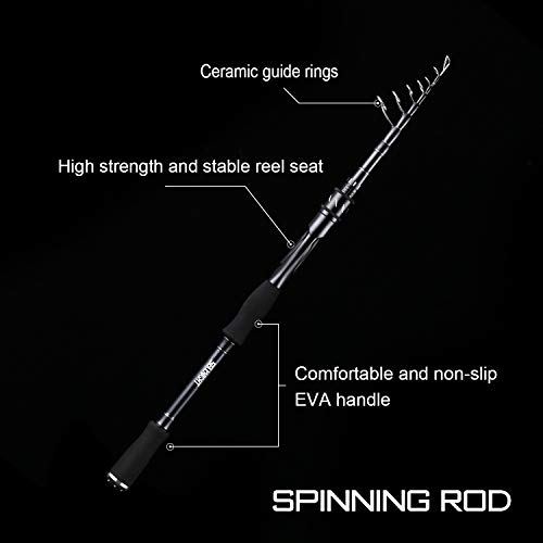 SeaKnight Sange II Teleskop-Angelrute Karpfenangeln Carbon M MH Power Spinnrute 7-25g 10-30g Meeresangeln 8-18lb 12-25lb – Bild 7